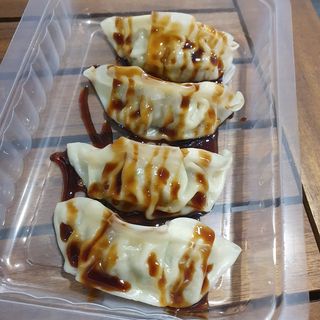 Gyozas de edamame y setas