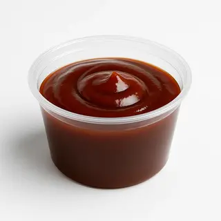 BBQ peach y bourbon