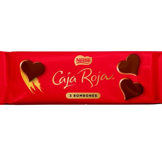 Caja Roja 3 Bombones Cuore