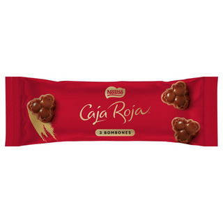 Caja Roja 3 Bombones Creme Noisette