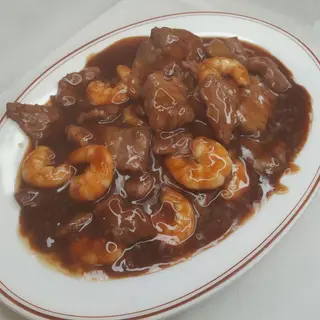 Ternera Con Gambas