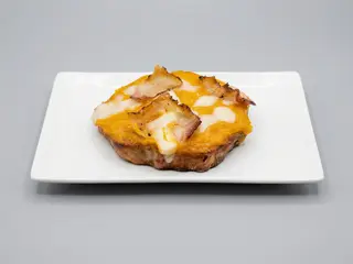 Calabaza, Panceta Y Crema De Quesos