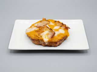 Calabaza, Panceta Y Crema De Quesos