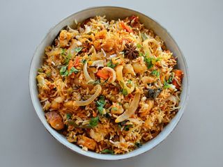 Vegetable Biryani (Vegan Option)