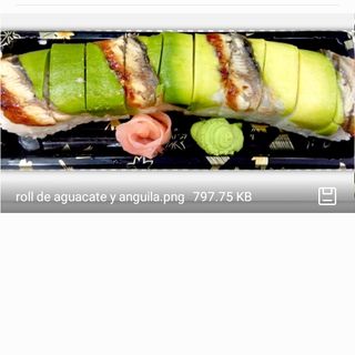 Roll De Anquila Y Aguacate(8 piezas)