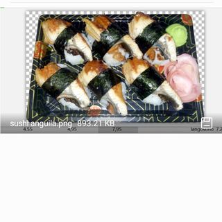 Sushi Anquila (6 piezas)