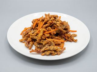 Tiras de Ternera Fritas con Salsa Exótica China