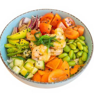 Poke Bowl de gambas