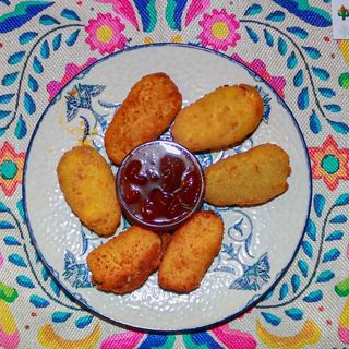 Jalapeños Rebozados Con Salsa De Mango 