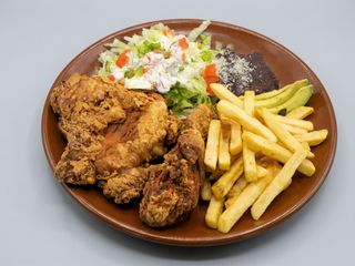 1/4 De Pollo Frito