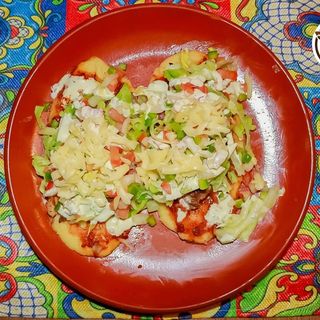 Huaraches Vegetarianos (2 uds.)