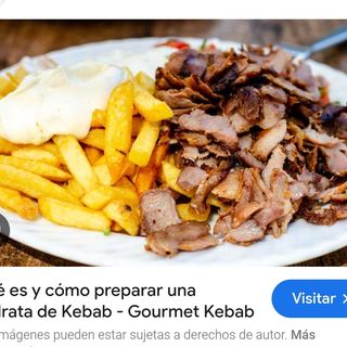 Menú plato kebab de carne mixta 