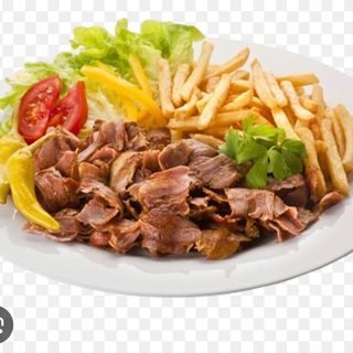 Menú plato kebab de pollo 