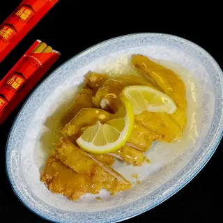 Pollo Frito Con Limón