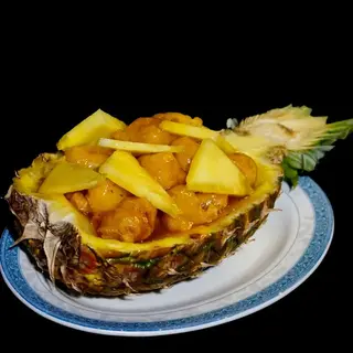 Pollo Con Piña Fresca