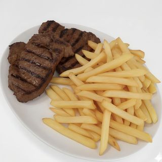 Filete ternera con patatas