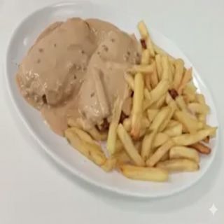 Pechuga con Pimienta Verde