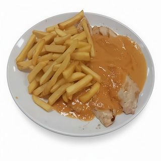 Pechuga mechada casera