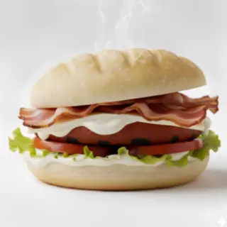 Cresta bacon y queso