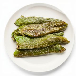 Media ración de pimientos fritos