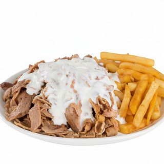 Plato shawarma sin verduras