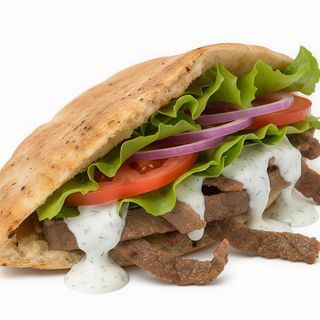Shawarma en pan de pita