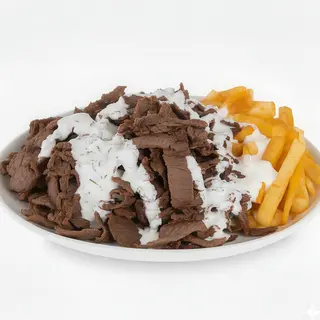 Plato shawarma sin verduras