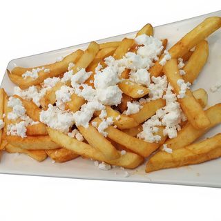 Patatas Fritas Con Queso Feta