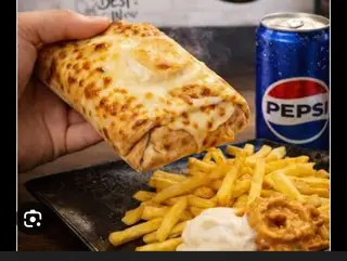 Taco de pollo gratinado menu