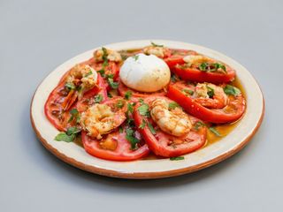 Tomate Con Langostino