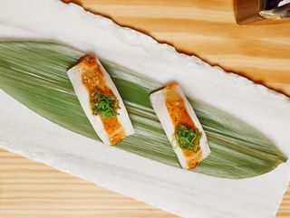 Nigiri  Hamachi/pez Limon