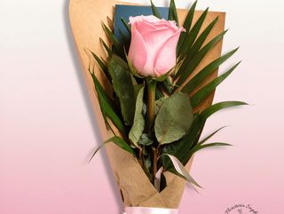 Rosa arreglada rosada