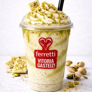 Frappé Premium Pistacho Blanco (12 Oz.)