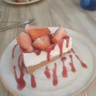 Tarta de queso fresa