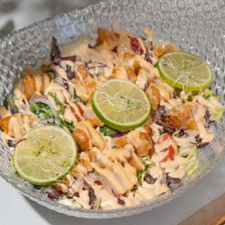 Ensalada De Pato Crispy Y Naranja