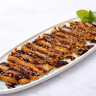 Pato Crocante Con Almendras