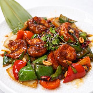 Langostinos Kung Pao