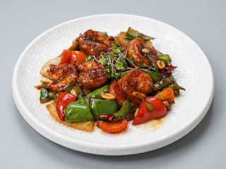 Langostinos Kung Pao