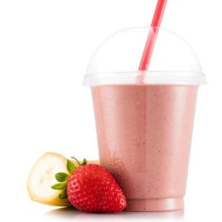 Batido de arándanos, fresa y mango