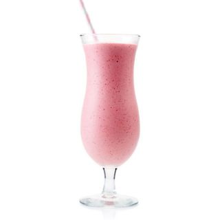 Batido natural de helado de fresa