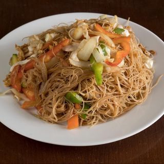 Fideos con verduras
