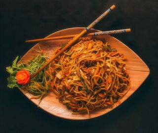 Fideos de arroz Singapur