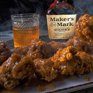 Bourbon wings 12 alitas