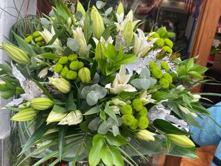 Ram variat amb tons blancs XL