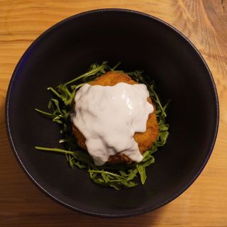 Frittatina de pasta, patata y provola