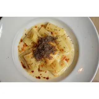 Rigattoni Trufados Y Gratinados