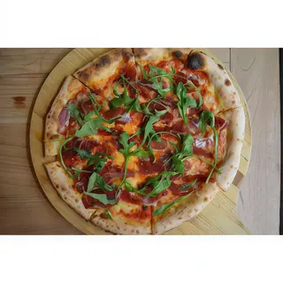 Pizza Con Jamón Ibérico