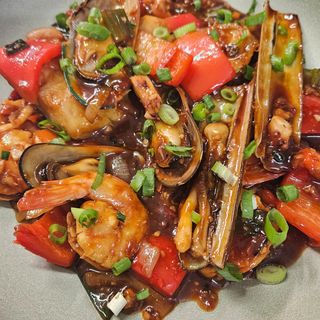 Salteados de Mariscos estilo 'Thai'