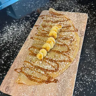 Crepes De Dulce de Leche con Plátano