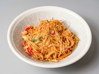 Fideos De Arroz Con Verduras
